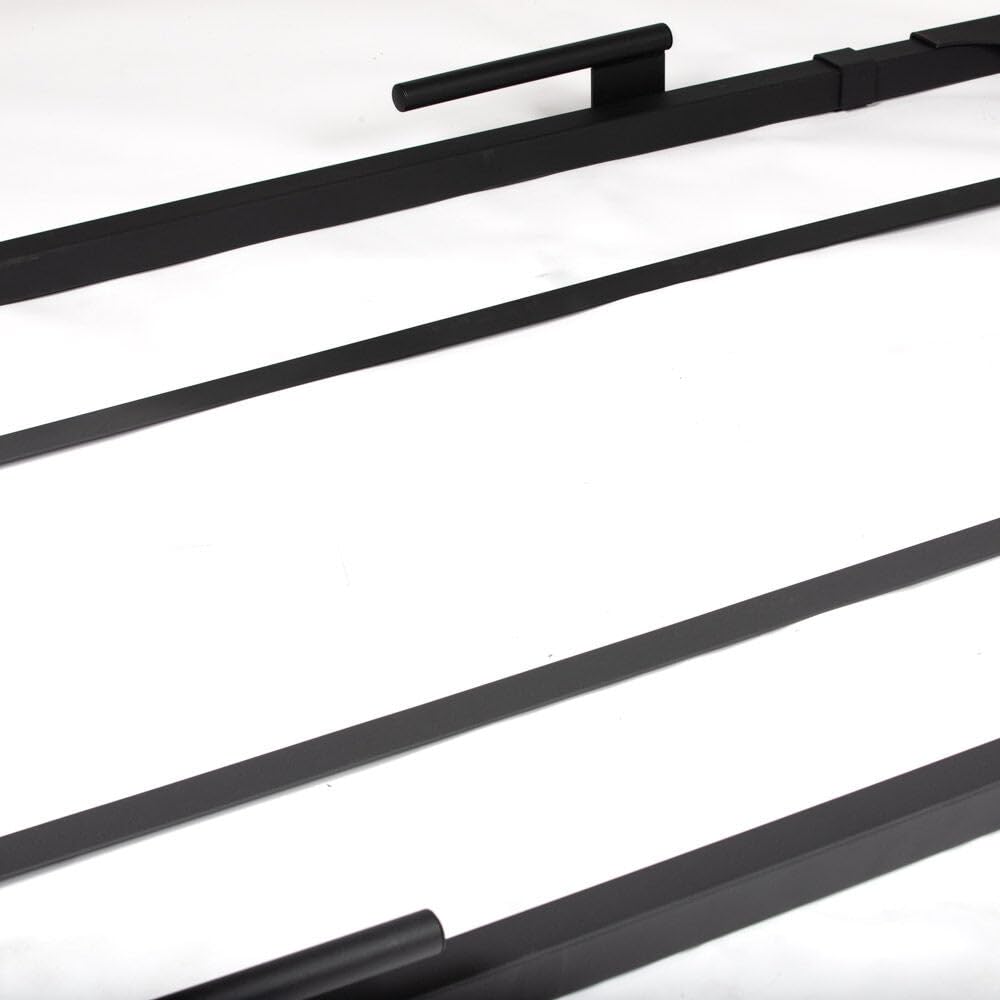Titan Fitness Full Deadlift Platform, 8FT x 4FT Bolt-Together Steel Frame with 8 Pack Rubber Tiles, Olympic Strength Training Dedicated Lifting Space, Protects Floor, Weights, Bar, Includes Band Pegs