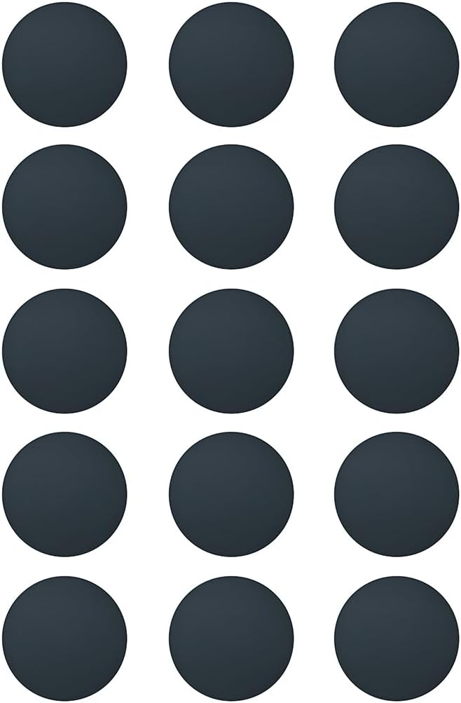 ZHLATECK 15PCS Anti Slip Self Adhesive Rubber Feet Pad, Replacement Bottom Feet for MacBook, MacBook Pro, MacBook Air