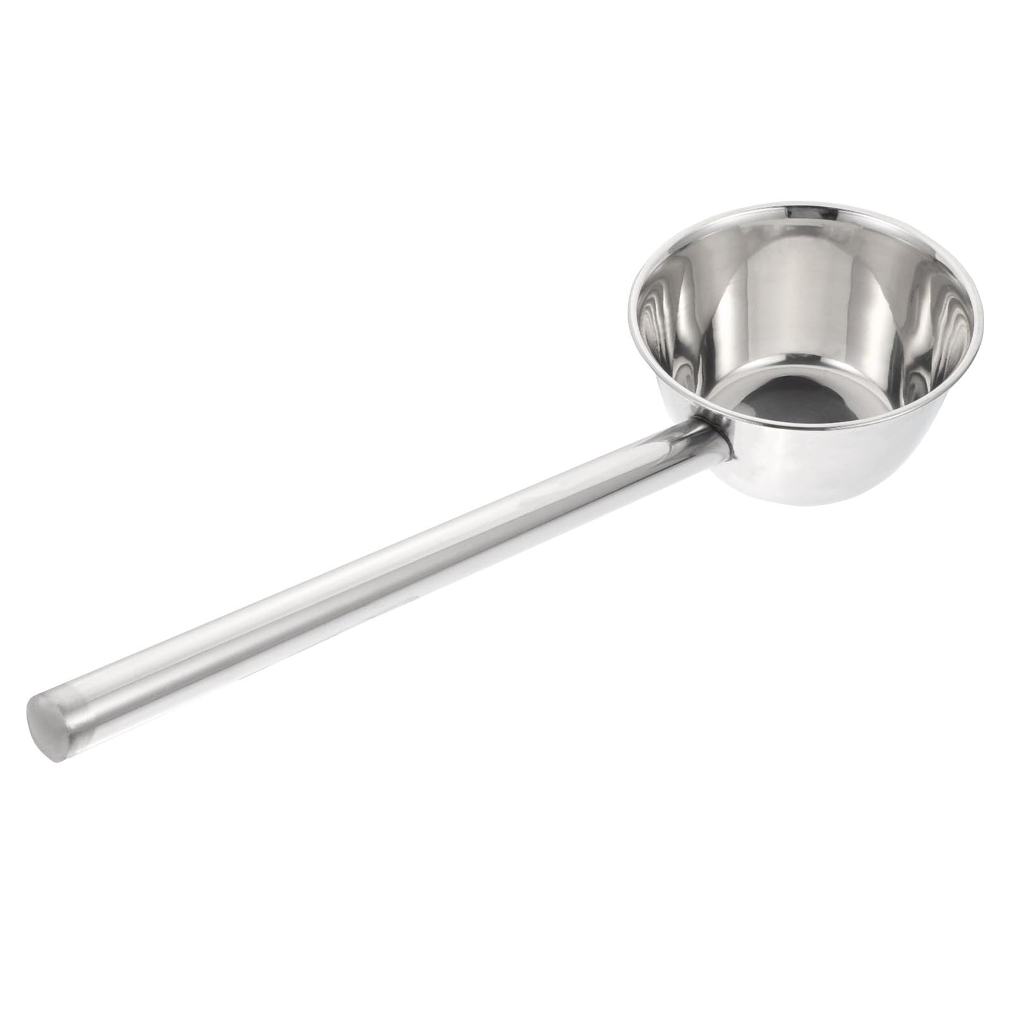 Yardwe Long Handle Water Scoop 18 Inch Stainless Steel Ladle for Kitchen and Gardening Use Deep Bowl Household Watering can Bailer with Comfortable Grip