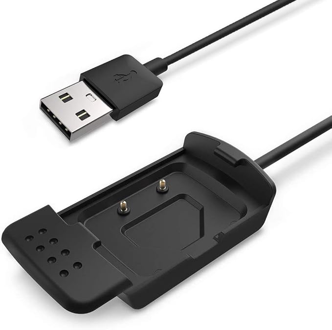 Scosche Rhythm+ Replacement Charger Dock, KELIFANG Replacement USB Charging Cradle Cable 1M Compatible with Scosche Rhythm Plus Heart Rate Monitor Armband Accessories, Black