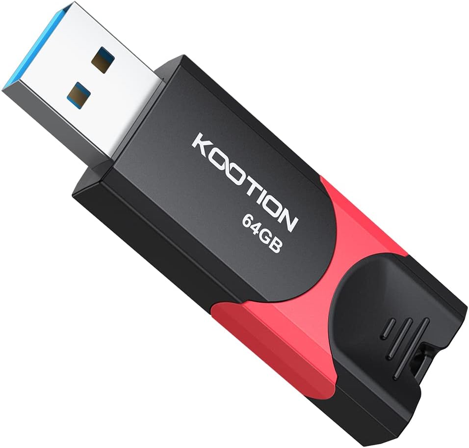 KOOTION 64 3.0 64G Flash Drive GB USB Flash Drive Thumb Drive Retractable Memory Stick Ultra High Speed USB Stick