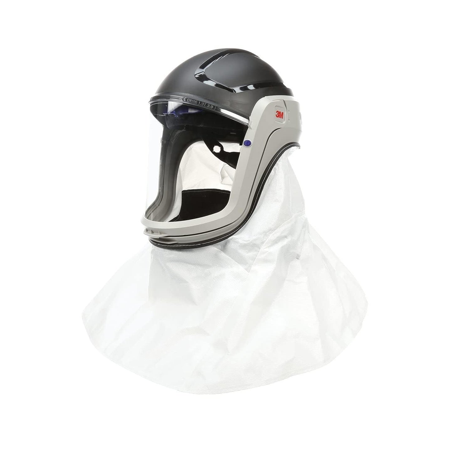 3M PAPR, Versaflo Respiratory Helmet M-405, For Powered Air Purifying Respirators, Standard Polycarbonate Visor and General Purpose Shroud, 1/Case