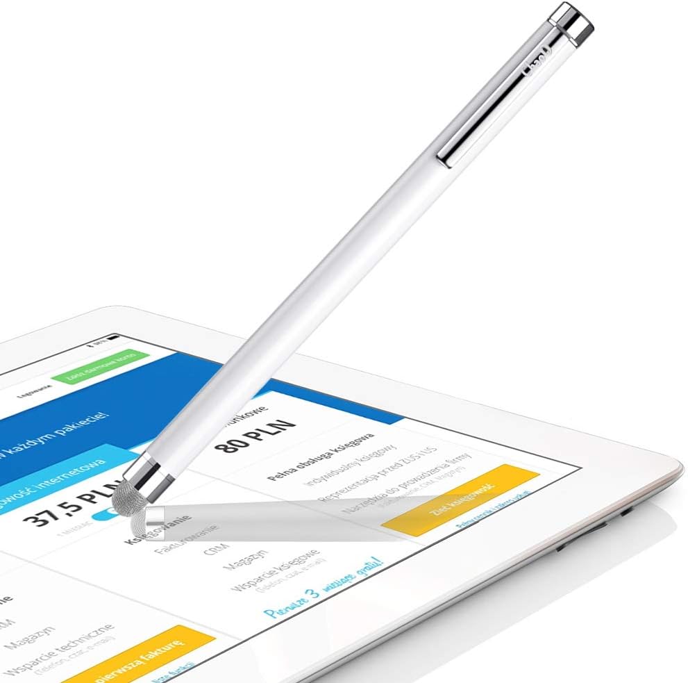 ChaoQ 4 4 4 Stylus Pens for Touch Screens, Pcs Mesh Fiber Stylus, with Replaceable Mesh Tips and Replaceable Rubber