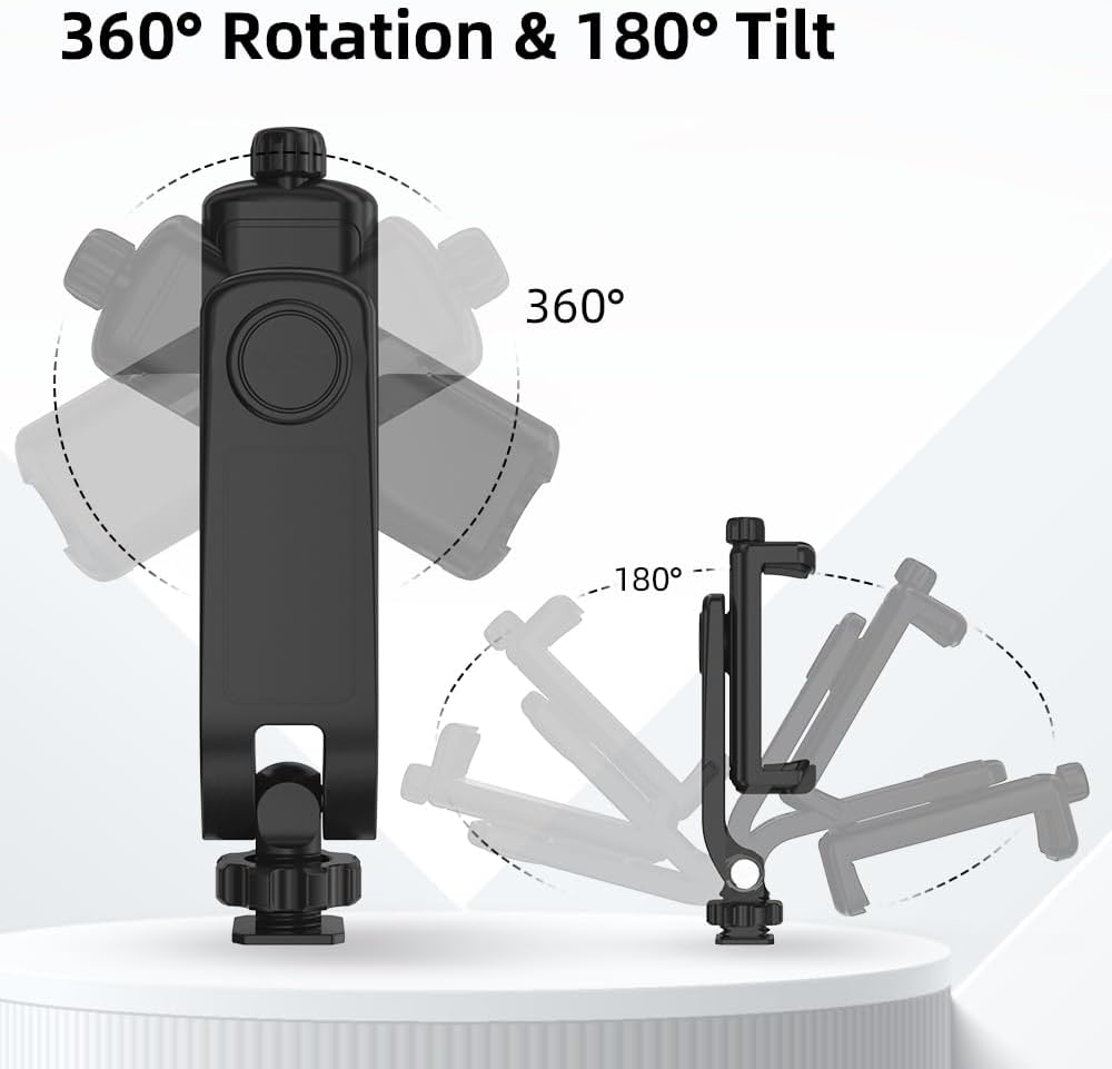 SOH Mingying 17/16/15/14, Flexible Phone Tripod Mount Adapter, Universal Smartphone Mount Adapter, Camera Cold/Hot Shoe