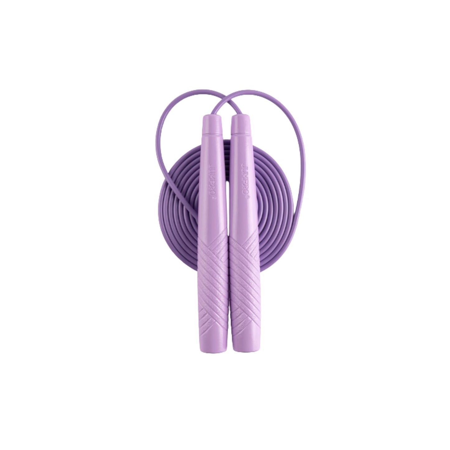 KSY Fit Jump Rope (J-240, Purple) – Everyday Fitness Rope for Women | Lightweight, Smooth KR PVC Cable, Soft-Grip Handles for Home Cardio | Made in Korea