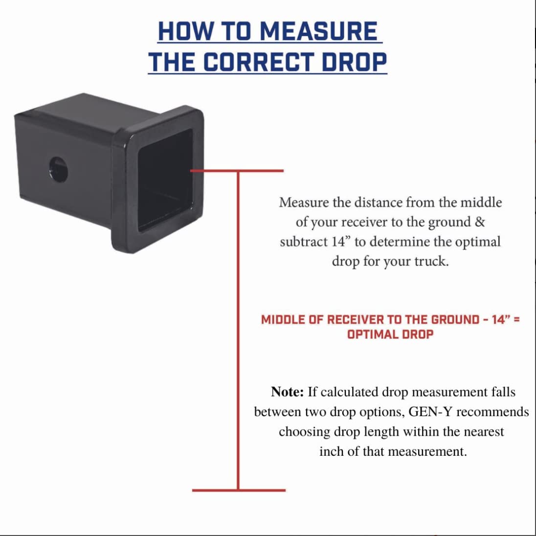 GEN-Y Hitch Heavy Duty Tow Hitch for 2.5" Receiver - 21" Drop with 6 Adjustable Positions, Includes Dual Ball Mount, Pintle Lock and Stabilizer Kit, 21,000 lbs Towing Capacity, 2,400 lbs Tongue Weight