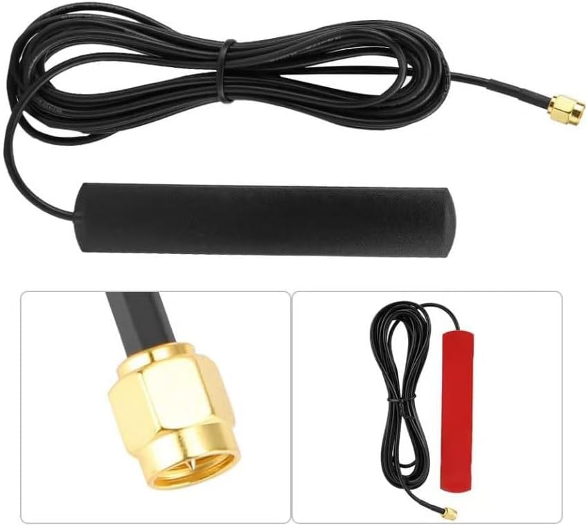 BKAEIMSTWR 10FT 4G 700-2600MHZ LTE GSM Antenna Omni-Directional Adhesive Mount Antenna with SMA Male Connector for Car