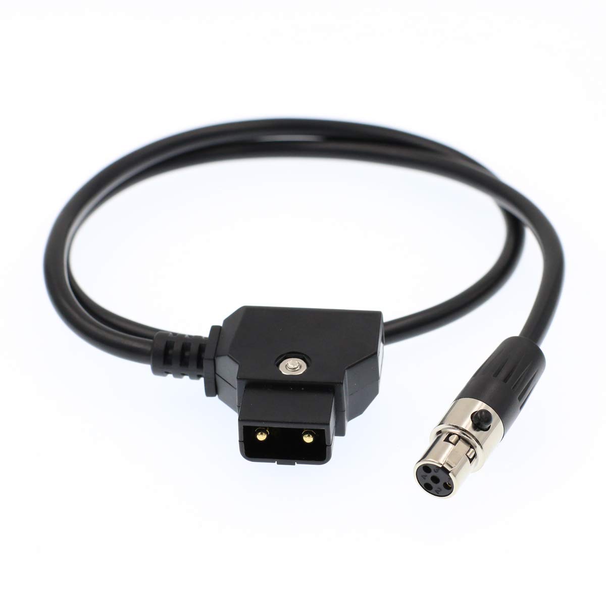EVF-035W-3G viewfinder/VFM-056W VFM-058W TVLogic D-Tap to Mini XLR Power Cable for Alphatron / Monitor