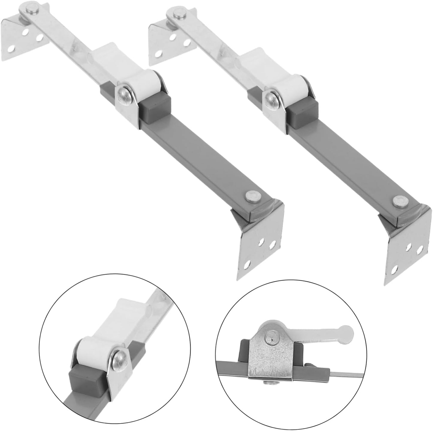 Angoily 2pcs Adjustable Tip Device for Flat Screen Tvs Bracket Easy Install Tv Stand Support for Home Use Fits Wall