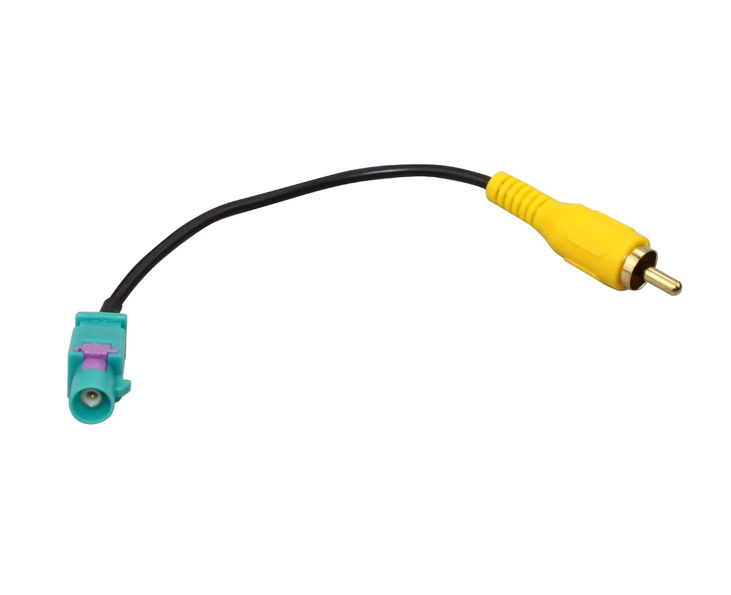 15cm Antenna Adapter for Fakra Male to RCA Male for Car Reverse Backup Rear View Camera Long