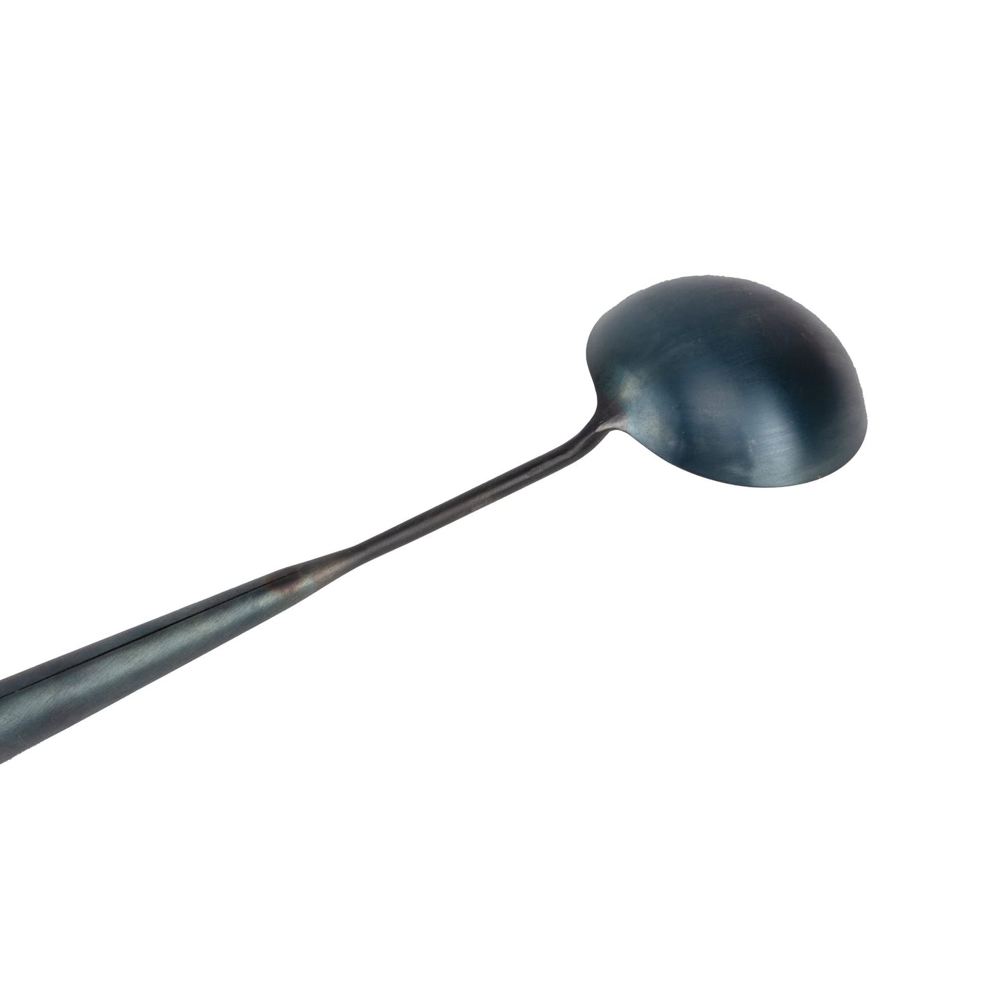 ZhenSanHuan Chinese Traditional HandMade Iron Ladle Wok Tool,Long wok utensils (Ladle, 32CM/12.6'')