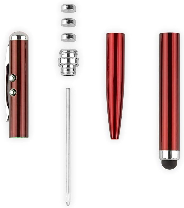 AIYIBEN (2 Metal Multi-Function Pen, Touch Screen Stylus, Flashlight with White Light, Creative Christmas and Birthday