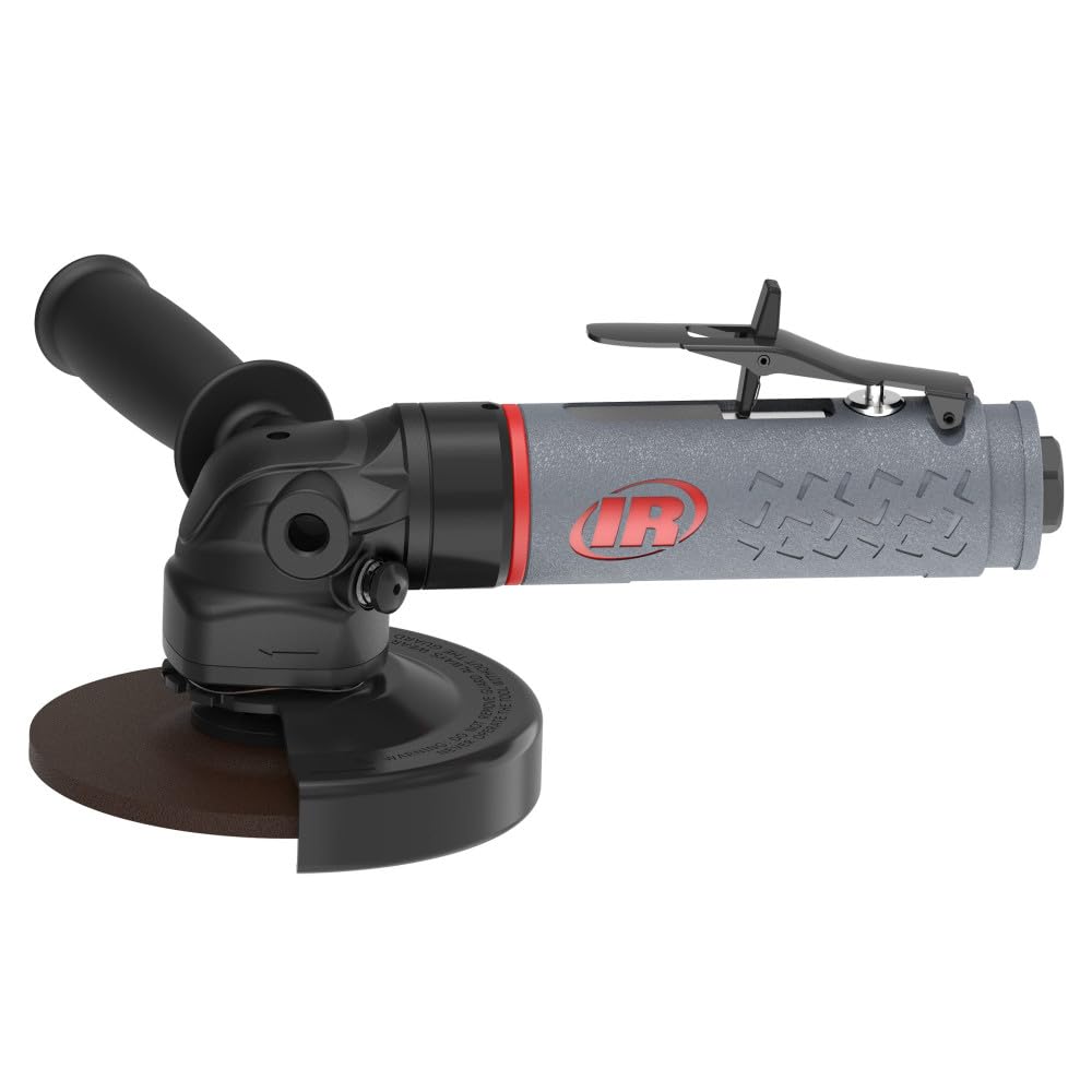 Ingersoll Rand 545MAX Air Angle Grinder, 5" Type 27 Wheel, 12,000 RPM, 2.5 HP, 5/8"-11 Thread, Rear Exhaust
