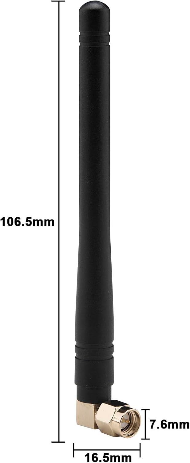 Kaunosta 315MHz 3dBi (2-Pack) CC1101, CCU3, SMA Male Antenna Right Angle Omni-Directional Antenna for Garage Door