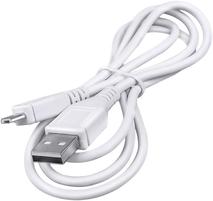 SapplySource 5ft S-100 White Micro USB Power Charging Cord Cable Lead for Sound Oasis White Noise Machine & Speaker
