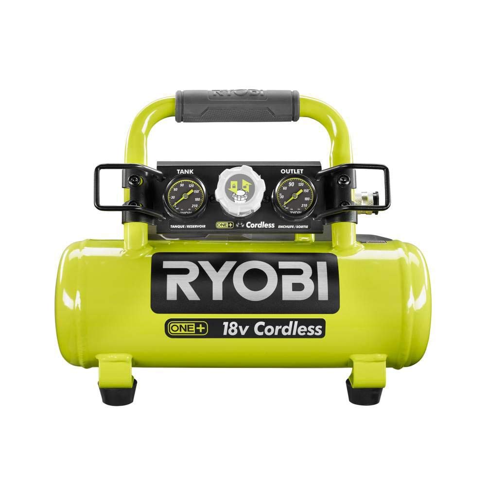 ONEAND 1 GAL. 120 PSI Portable 18V Horizontal AIR Compressor 0.5 CFM at 90 PSI
