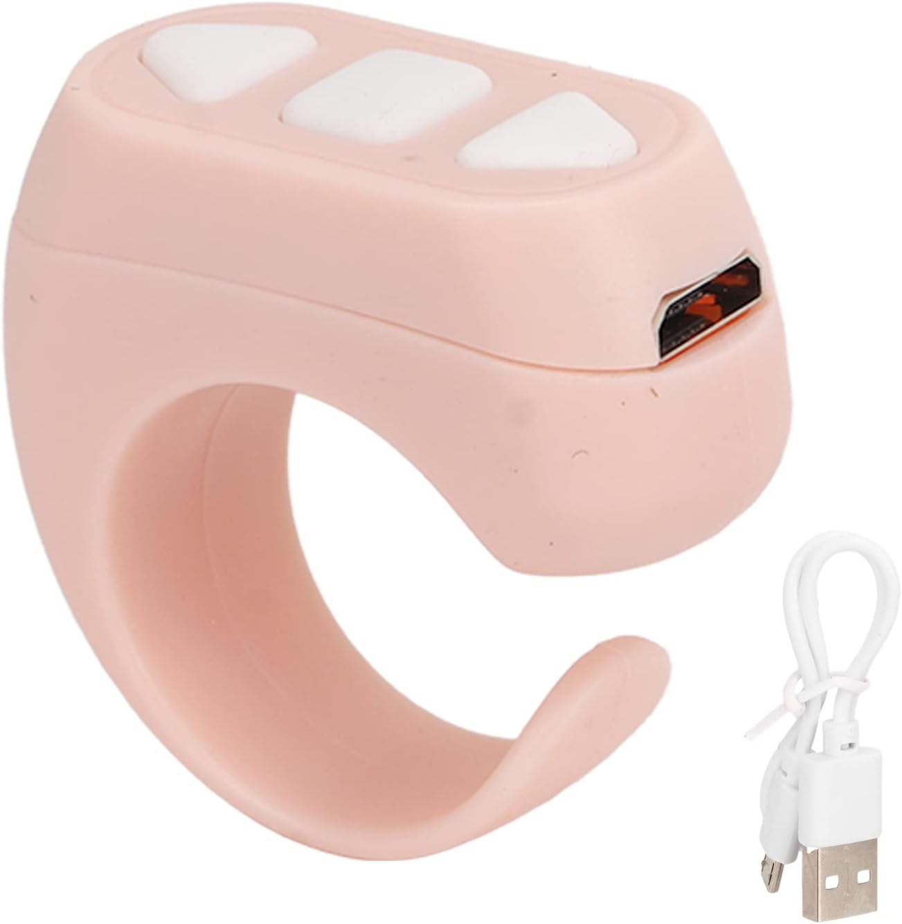 Zopsc Page Turner, Bluetooth Remote Control Page Turner TikTok Remote Scrolling Ring Clicker, Video Scrolling Ring