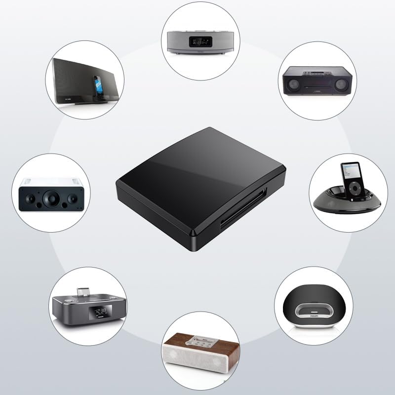 HAOQUOOU 30 30Pin 5.4 2 10 V35 135 Pin Bluetooth Adapter ReceiverWireless Stereo Audio Adapter Bluetooth Music Receiver