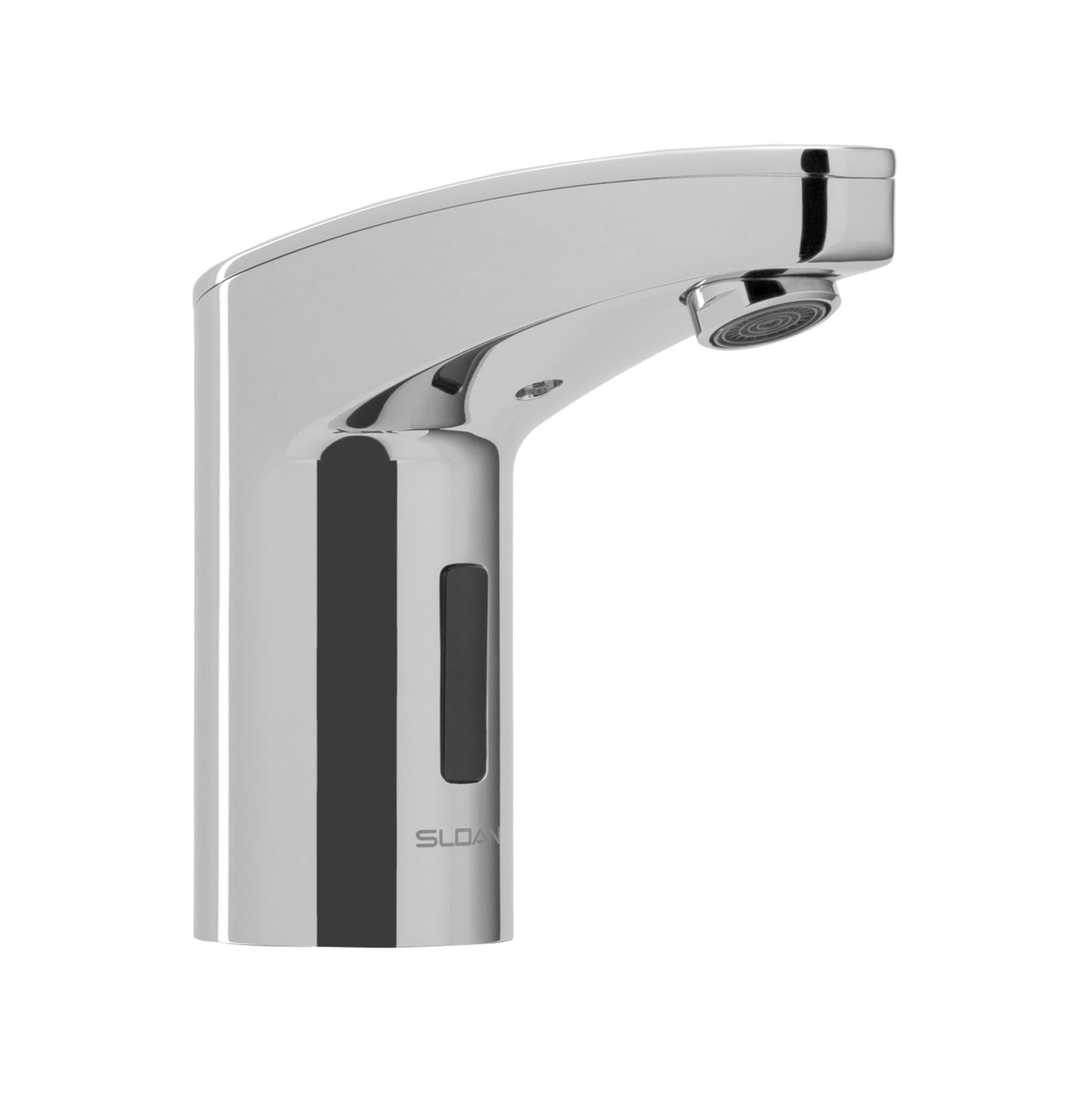 Sloan Optima EAF-350 Sensor Activated Touch-Free Faucet, Commercial Grade with Mounting Hardware - 0.5GPM Battery-Powered Deck-Mounted Mid Body, Polished Chrome Finish, 3335110