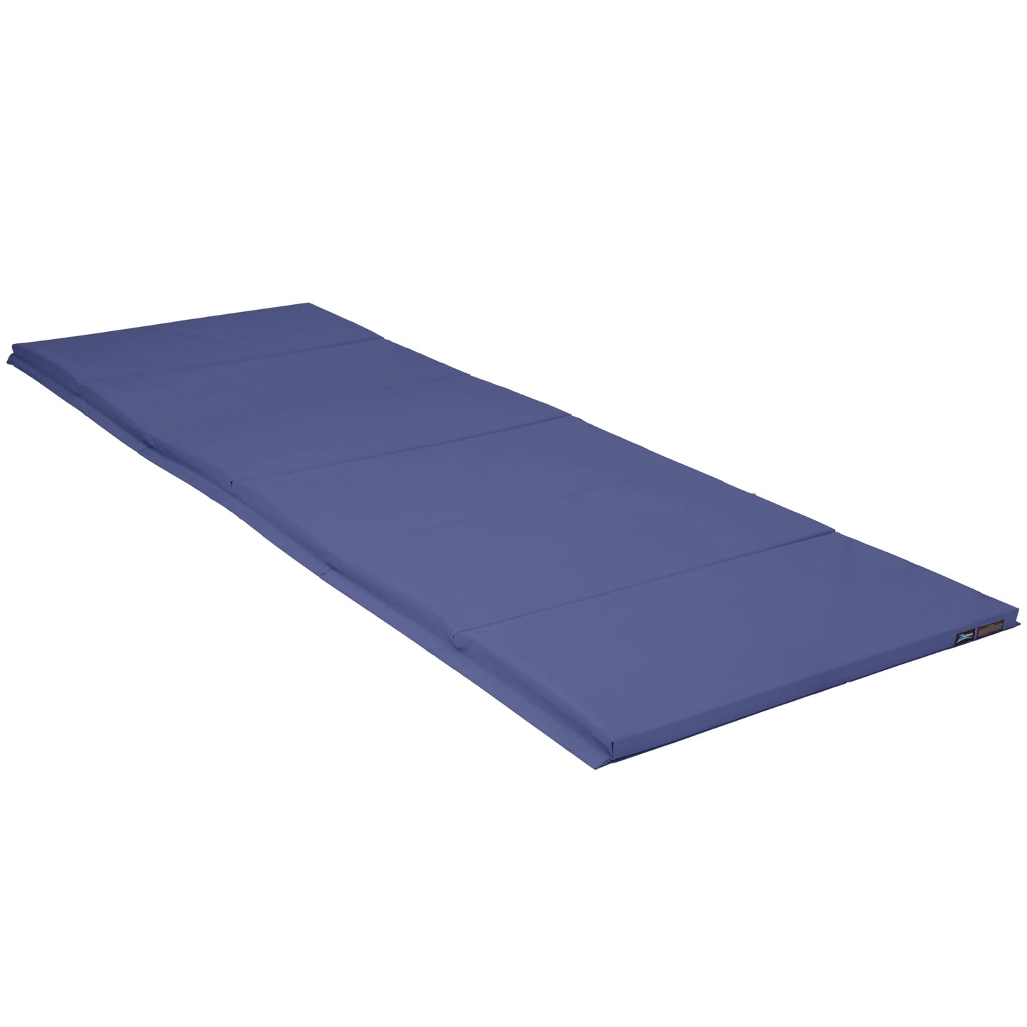 Z Athletic Folding Mat for Gymnastics, Tumbling, Cheerleading, and More, Blue, 4 Ft x 12 Ft x 2 In