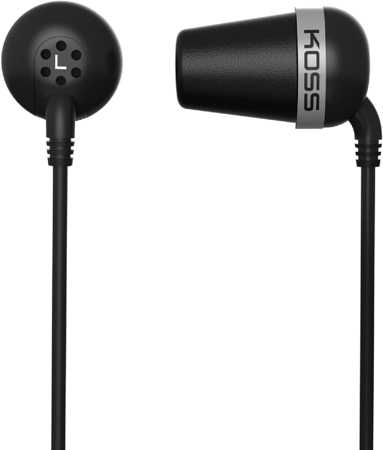 Koss 'The Plug' Black In-Ear Headphones with Wired Connectivity