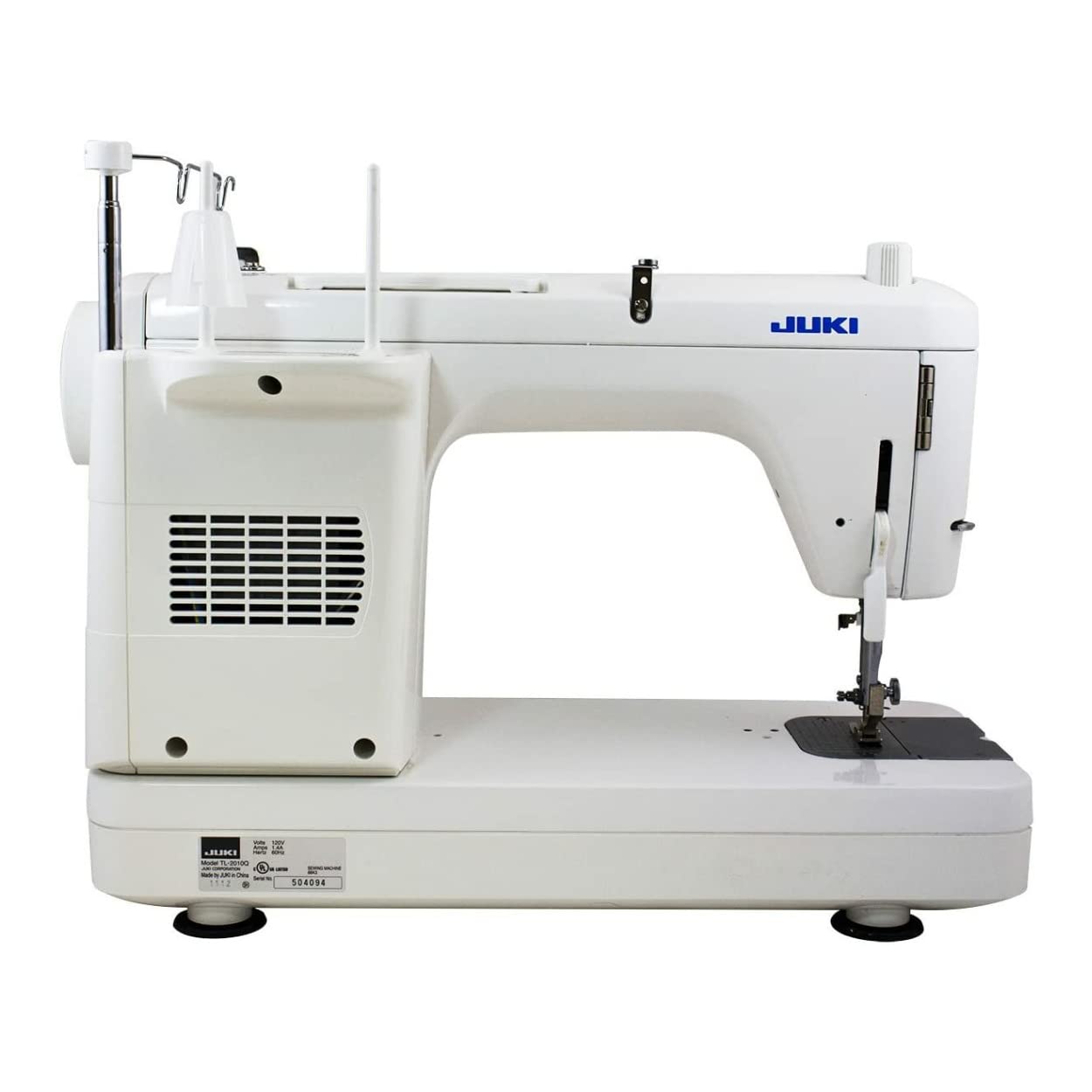 Juki TL-2010Q 1-Needle, Lockstitch, Portable Sewing Machine with Automatic Thread Trimmer for Quilting, Tailoring, Apparel and Home Decor