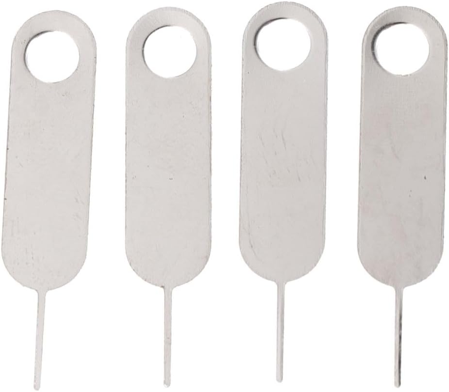100pcs Set Operitacx Universal Sim Card Tray Eject Pin Tool for Smartphones Mobile Phone Sim Tray Remover Hard Steel