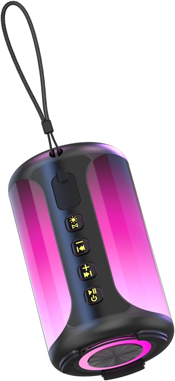 Jierben 5.4, IPX7 8 Portable Bluetooth Speaker, Bluetooth Speaker Stocking Stuffers, Powerful Crystal Clear Sound
