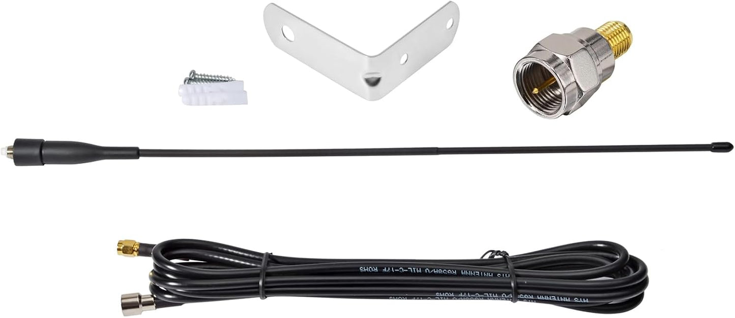UAYESOK 433Mhz 500 433Mhz External Antenna for Remote Distance up to ft+, Garage Door Gate Aerial Signal Booster