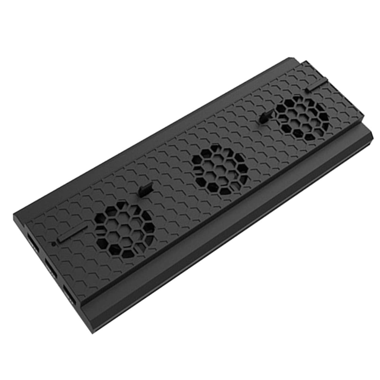 Uonlytech Game Console Cooling Fan Triple USB Ports Hub and Speed Compatible One Vertical Bracket for Temperature