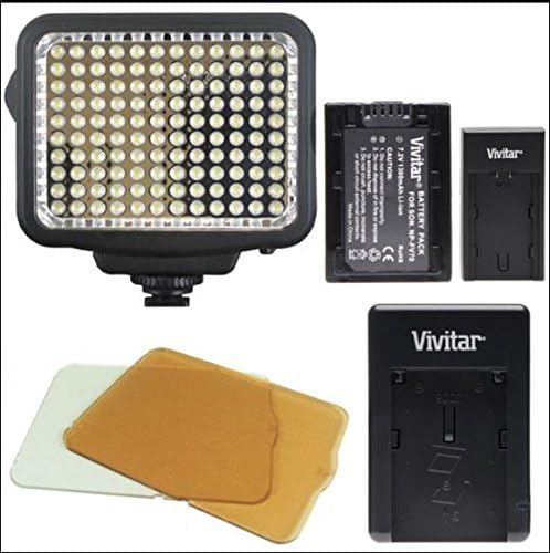 Vivitar VL-180 LED Light Panel for Cameras and Camcorders