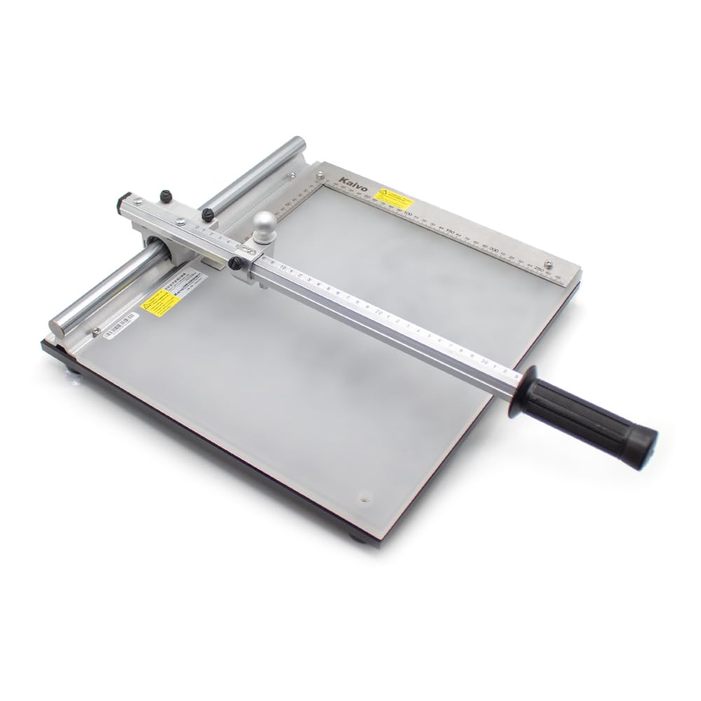 LeTkingok Glass Cutter Laboratory Use Glass Cutter Manual ITO Glass Based Silica Gel Board Cutting Machine 28x33CM (KVC370 Plus)