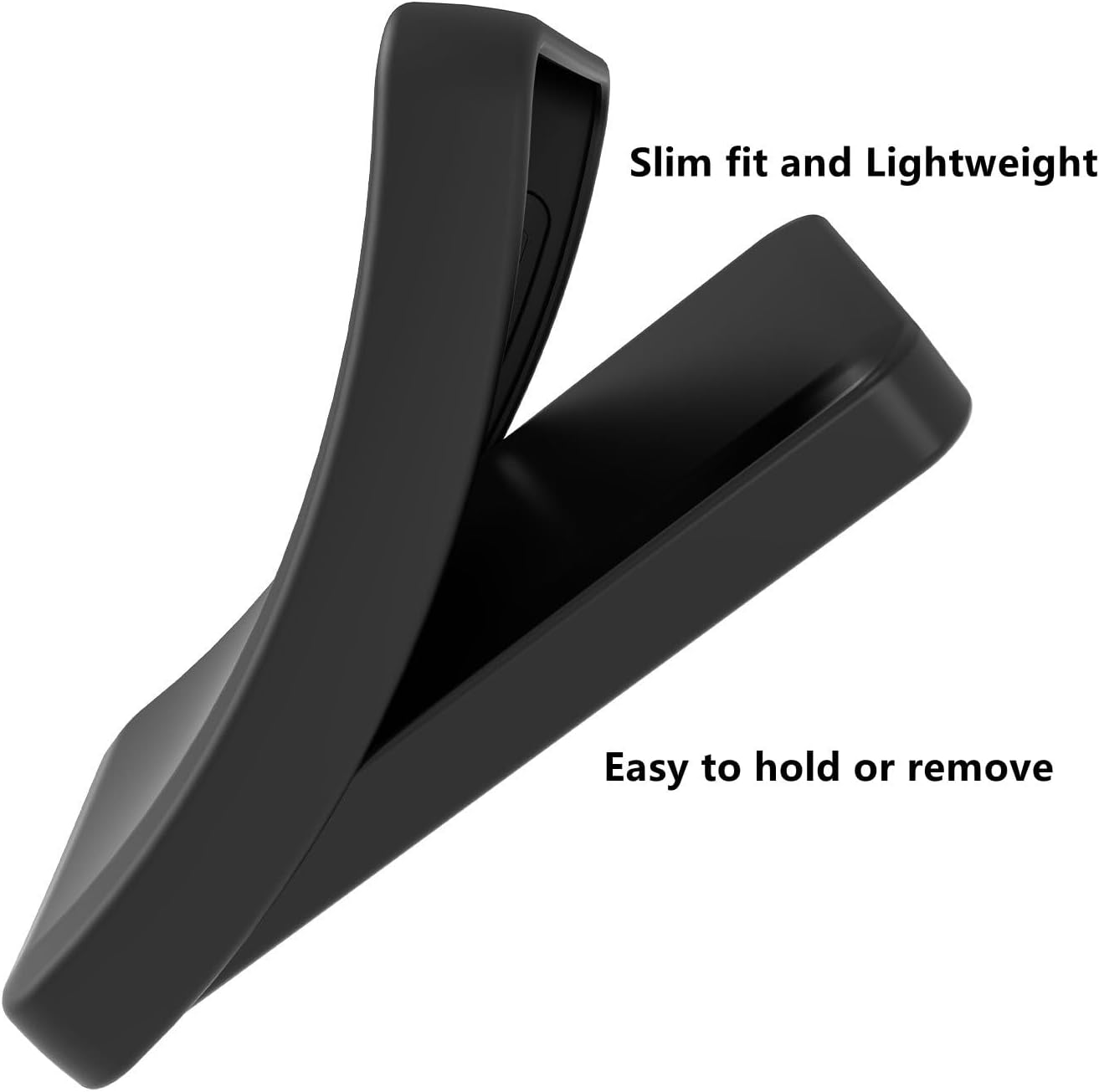 Fotosuncy MP3 M505 4.0 inch, Player Case for ZAQE Slim Fit Soft TPU Matte Cover with Cleaning Cloth Black