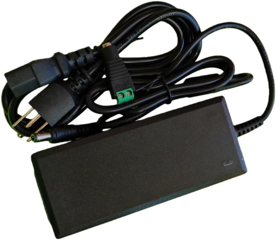 Lansan 24V 2A 100-240V 24V 2A Switching Power Supply Adapter, AC/DC Power Adapter with Power Cord, Input, Output