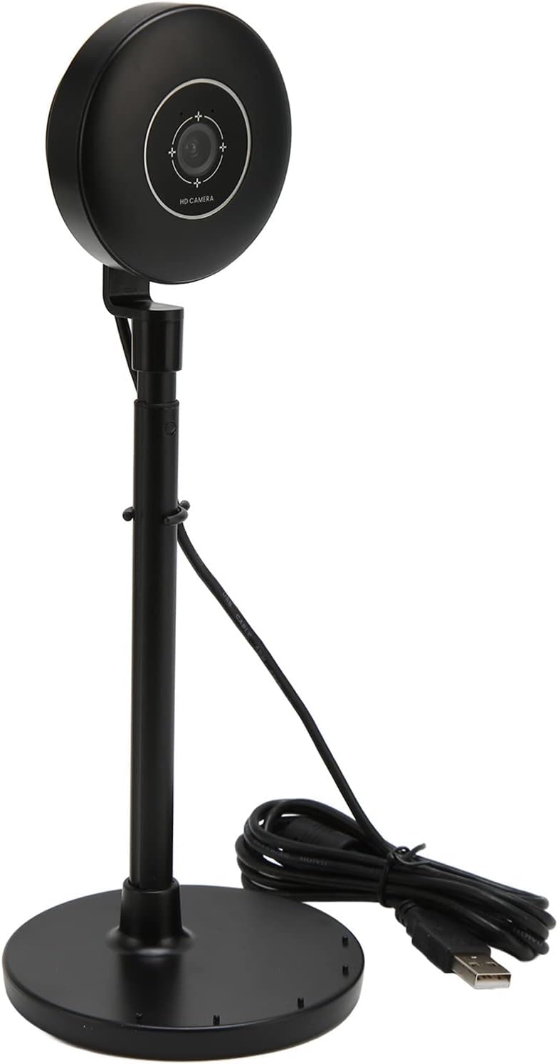 Sorandy 1080P Cmos Webcam, Adjustable USB HD Laptop Webcam for Computers, Webcam with Telescopic Pole Adopts High