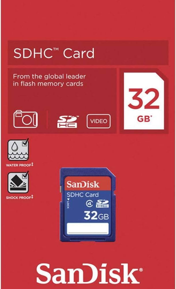 Sandisk SDSDB-032G-B35 32GB 4MB/s 4 SDHC Memory Card Class
