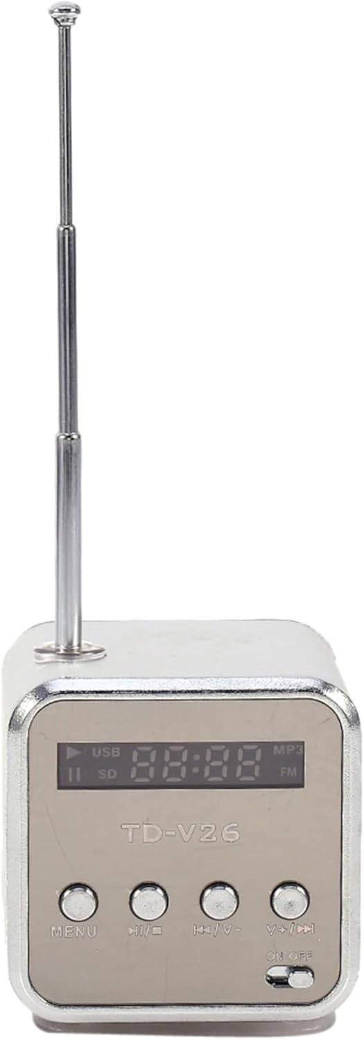 Fayelume 5 5 5.2 cm MP3 MP4 Small Radio, * * USB Music Player, Player SD TF USB Mini Radio Suitable for Family