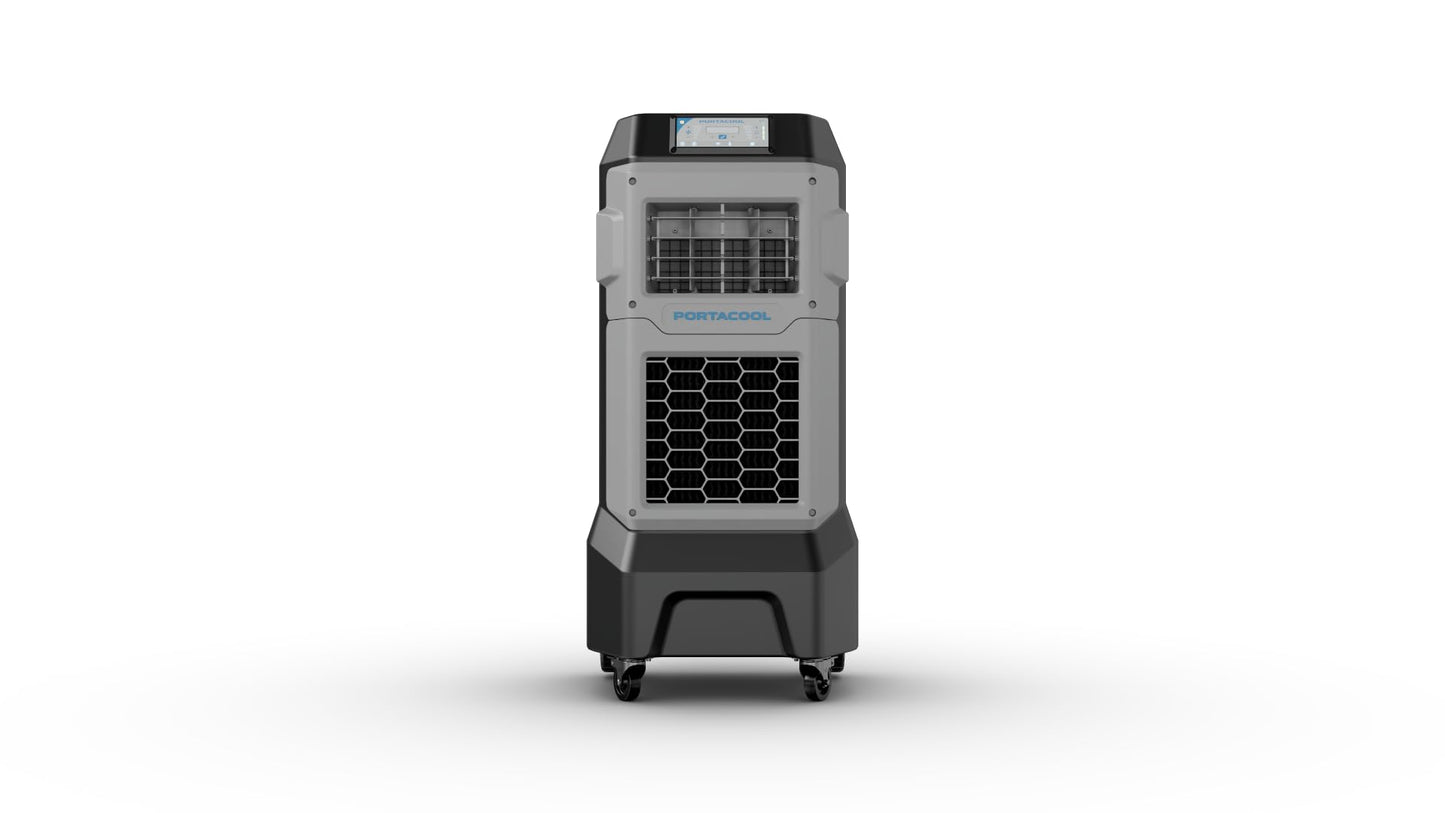 Portacool Apex 500 (PACA05001A1) – Wi-Fi Enabled High Velocity Portable Evaporative Cooler for 500 sq. ft. with up to 55-foot Reach, Oscillating Louvers, Programable, 13 Gallon Reservoir, Variable Spd