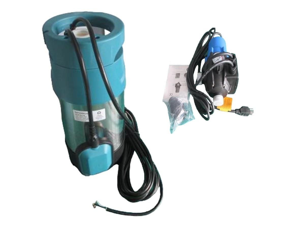 PS&W 1.4HP/110V Submersible Shallow Well Automatic Pump System Up to 60 PSI/1200 GPH with Smart Controller, Tankless System for Irrigation or Residential Use from Tanks or Cisterns