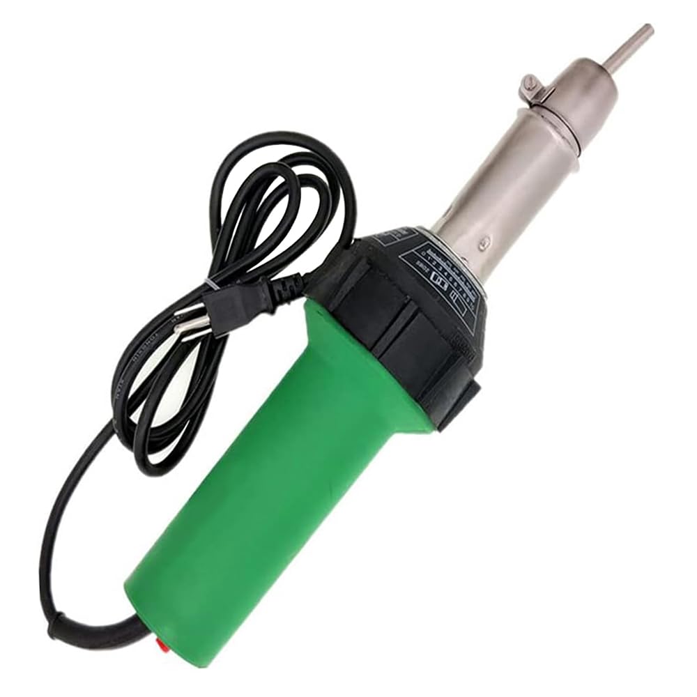 1600W Hot Air Plastic Welder Welding Gun Plastic Repair Welder Kit, 4 Flat Welding Nozzles, Various Welding Flooring Accessories Floor Tool Set