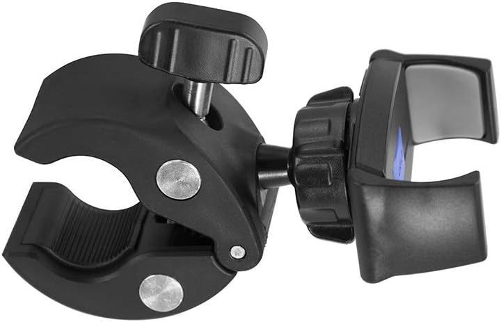 ARKON 5 Mounts Mobile Grip Phone Holder with Clamp Mount | Secure Spring-Loaded Holder | Clamp Phone Mount