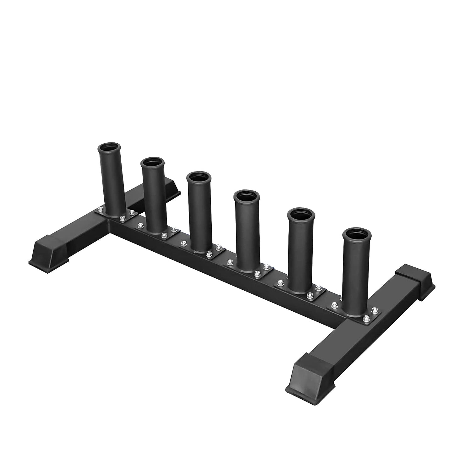 Luwint Freestanding Barbell Holder, Floor Stand Vertical 6 Bar Storage Rack for 2'' Olympic Bars