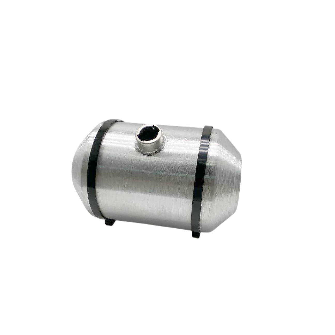 JSD 5 Gallons 10" x16" Aluminum Spun Round Gas Tank Center Fill 1/2" NPT Outlet for Trike Tractor Boat Jet ski