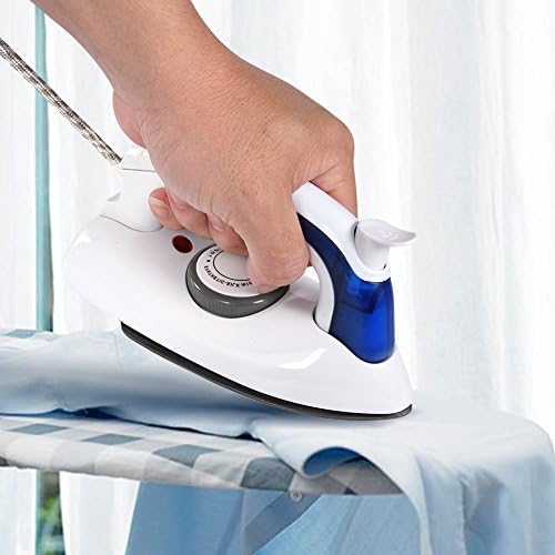 Skiennix Portable Handheld Steam Travel Iron - Compact & Foldable with Temperature Control | White