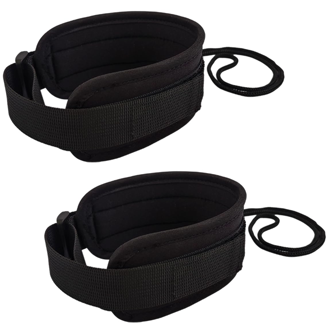 nsgglecher 1Pair Fin Savers, Swim Fin Tethers, Swim Fin Leashes, Ankle Cuff, No Lost Swim Fins While Bodysurfing or Bodyboarding, Suitable for Man and Women