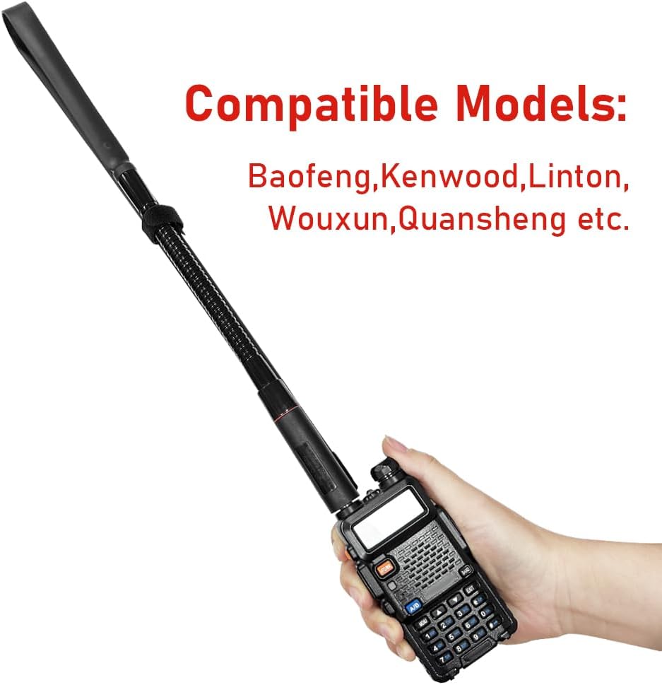 JoyRole Ra79 UV-5R BF-F8HP UV-82 Walkie Talkie Tactical Antenna SMA-Female Dual Band VHF/UHF Ham Radio Antenna for FAHP