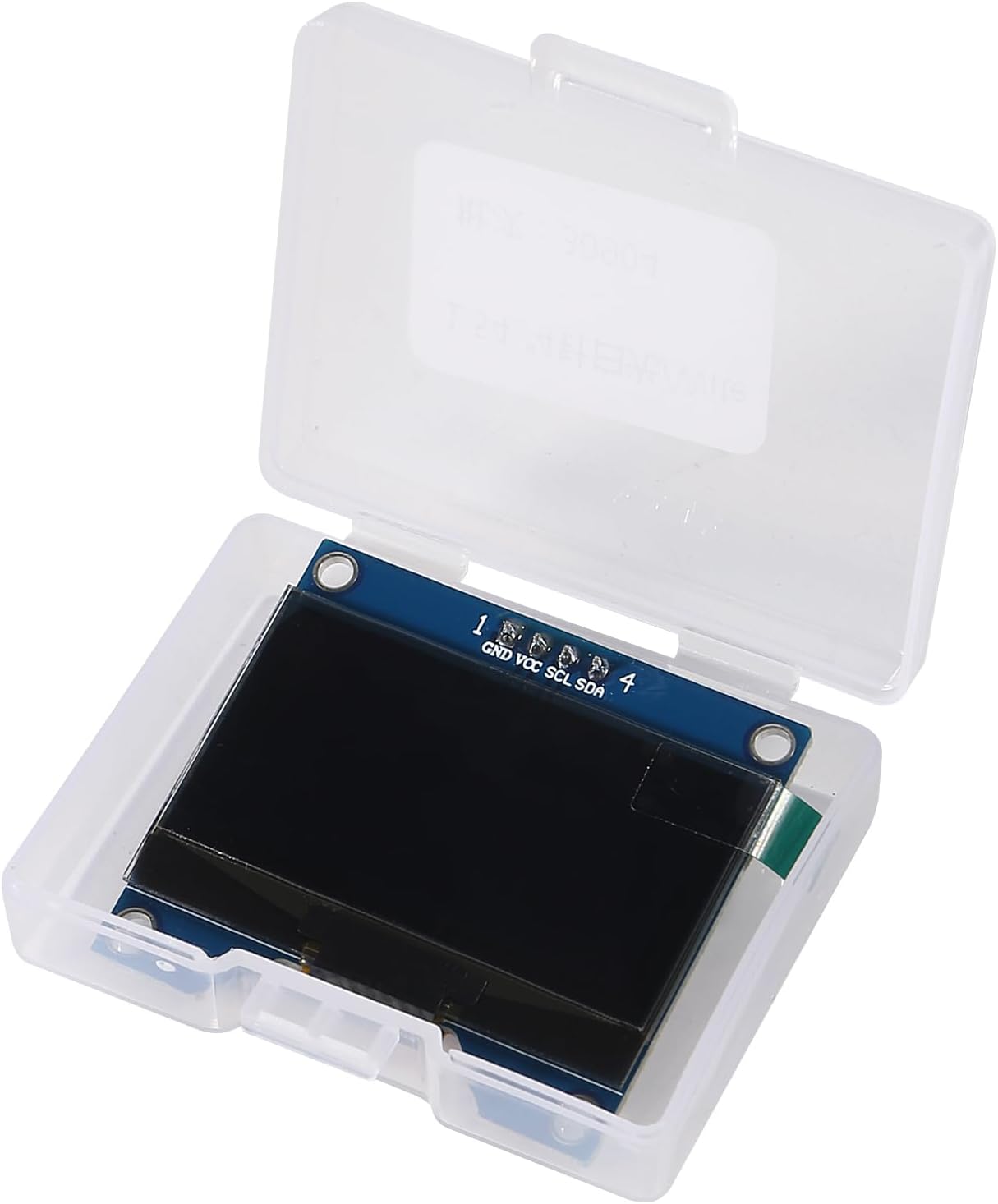 Coliao 2pcs 1.54 Inch I2C 12864 128x64 SSD1309 4 OLED IIC Display Module Pixel Driver Self-Luminous OLED Screen Board