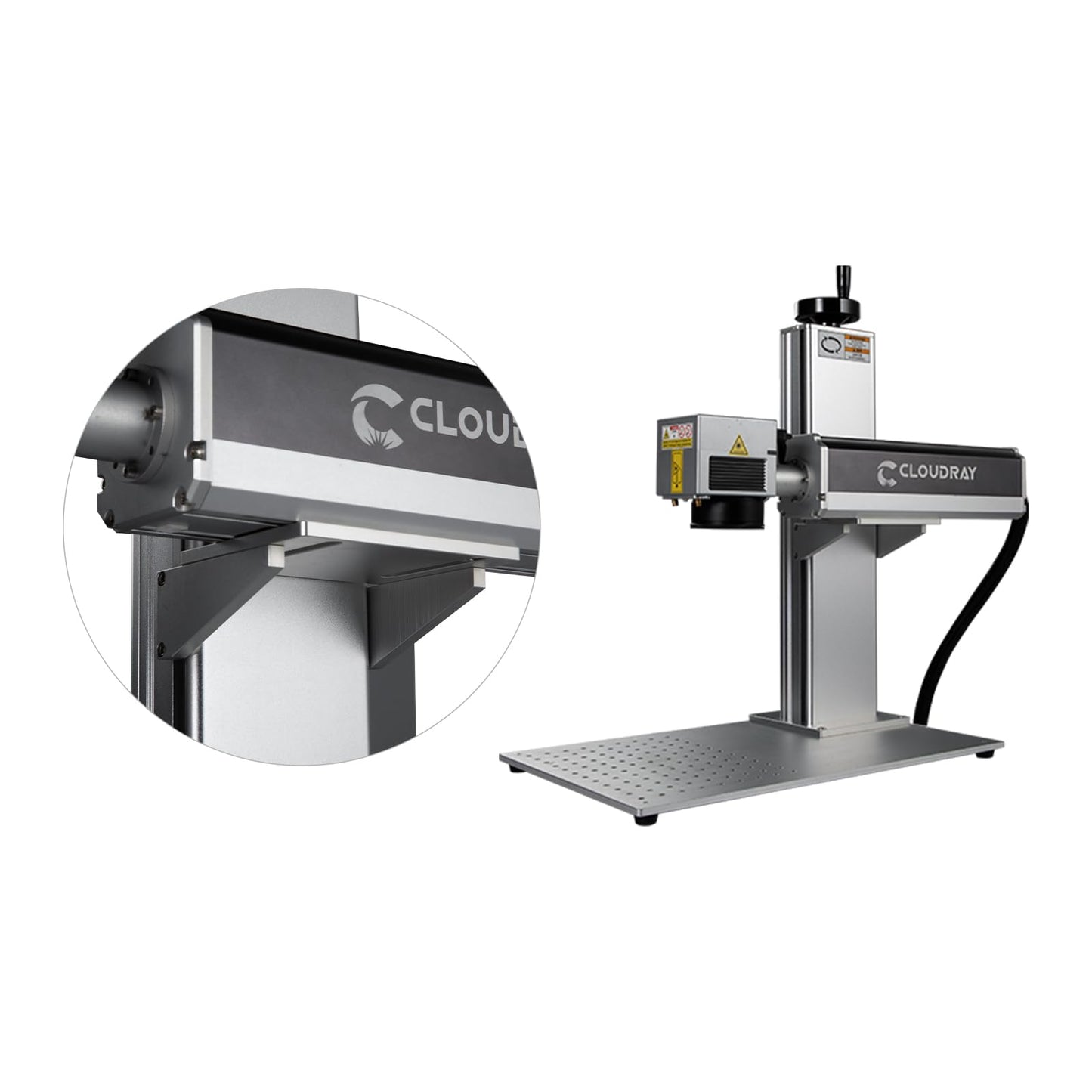 Cloudray Fiber Marking Machine Z Axis Lift Table Manual Lift Column for 1064nm Fiber Marking Part (800mm)