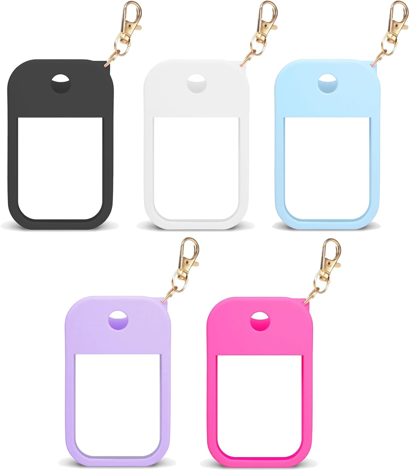 Charunee 5Pcs Mist1 oz (30 ml) Hand Sanitizer Spray Case Compatible with Touchland, Protective Hand Sanitizer Spray