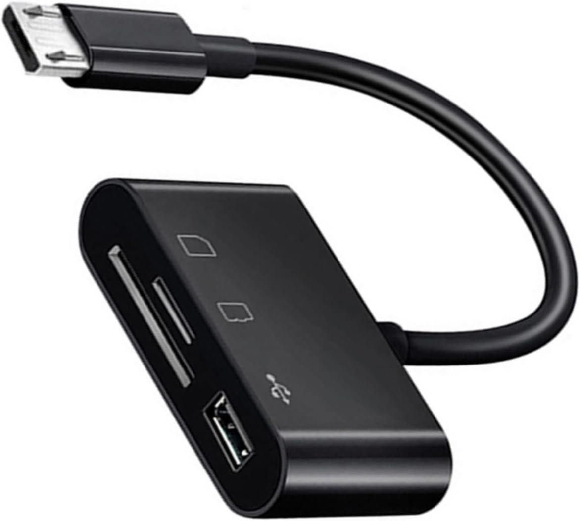 wengjack Compactly USB C Card Reader USB C to Memory Card Reader for Travel Office Use for USB Flashing Disk Connecting